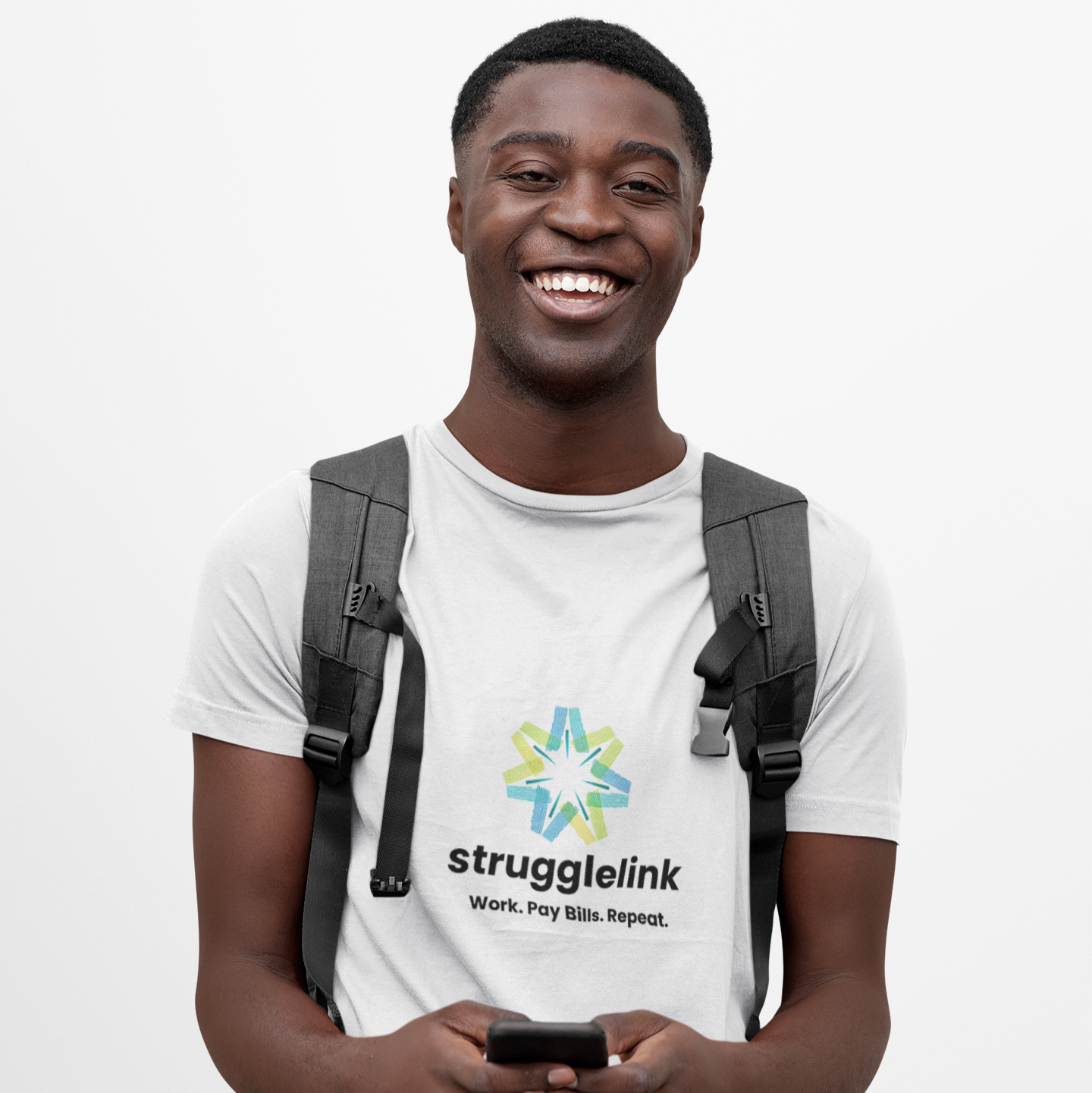 Strugglink – Work. Pay Bills. Repeat. | Unisex T-shirt