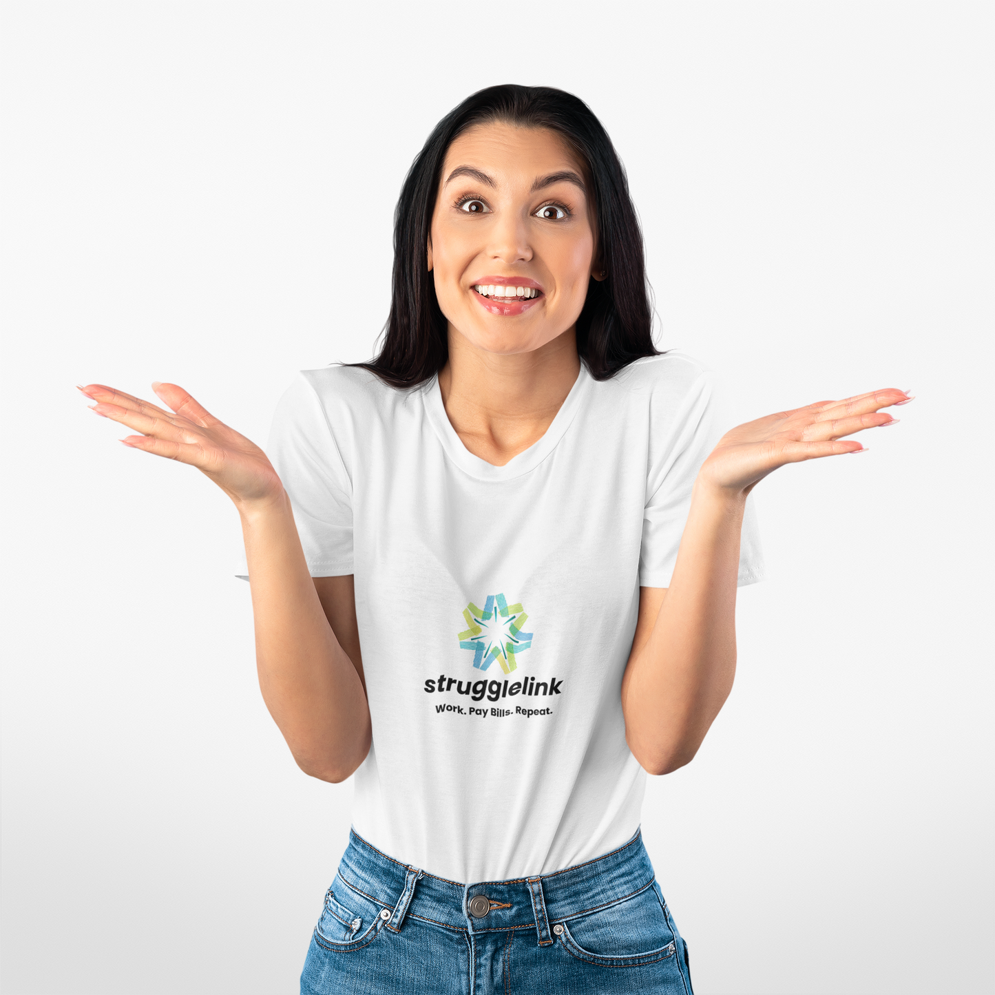 Strugglink – Work. Pay Bills. Repeat. | Unisex T-shirt