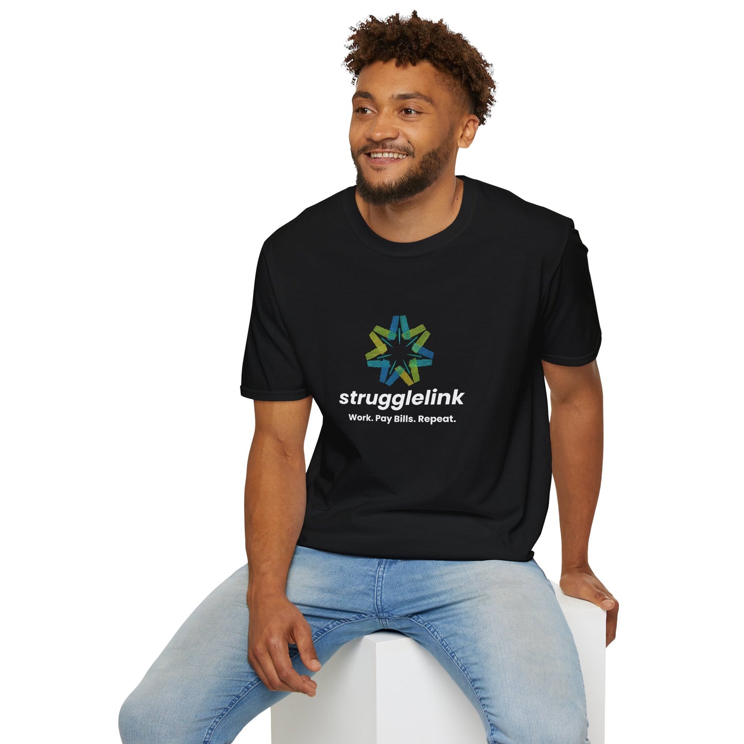 Strugglink – Work. Pay Bills. Repeat. | Unisex T-shirt